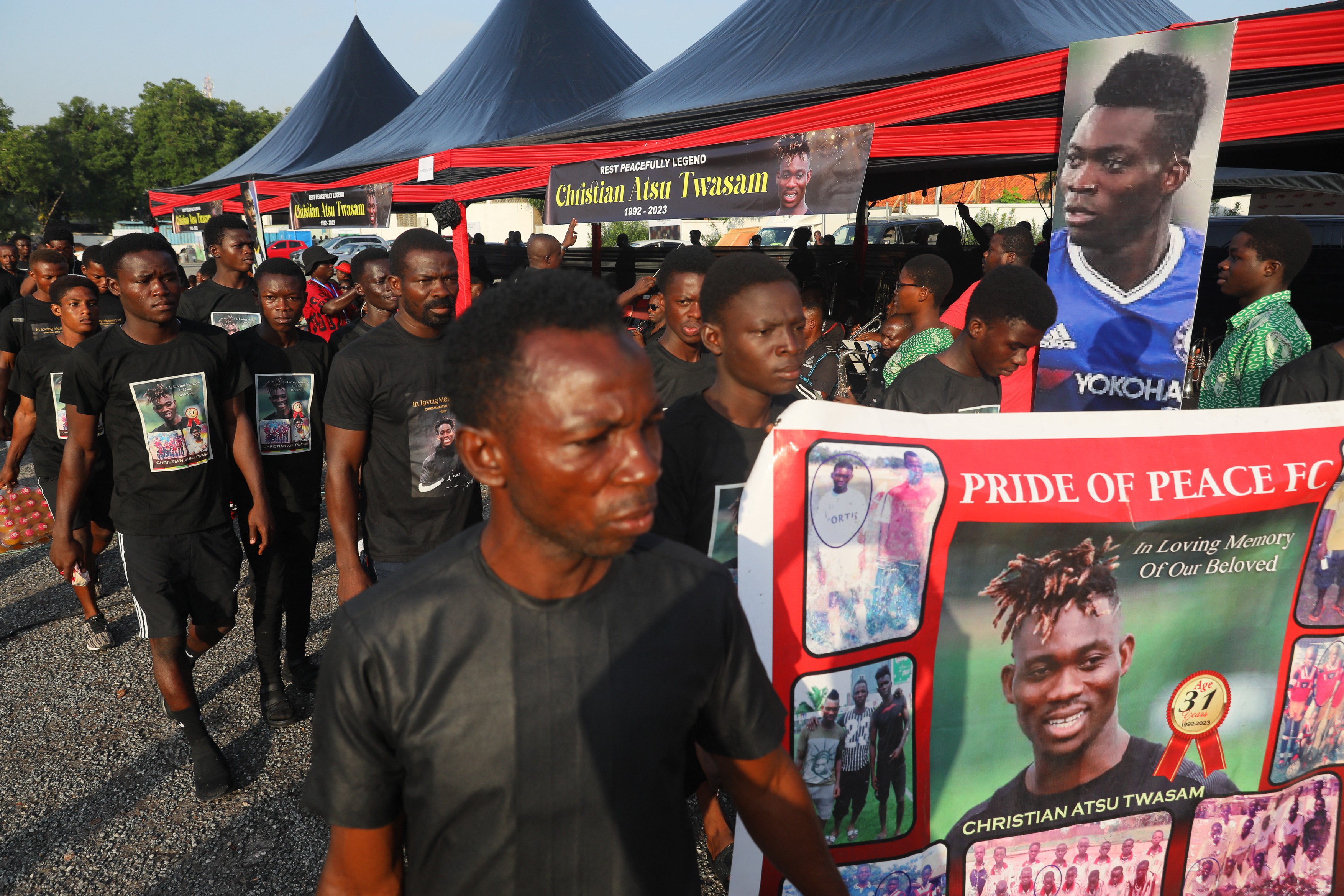 Christian Atsu, fotbalistul care a murit tragic în Turcia, a fost înmormântat la 39 de zile de la deces