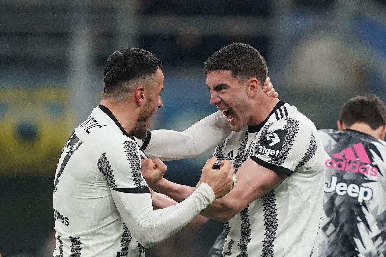 Inter - Juventus 0-1, ACUM, pe Digi Sport 2. Duel de tradiție în Serie A
