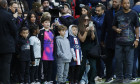 People au match de championnat de Ligue 1 Uber Eats opposant le Paris Saint-Germain (PSG) au stade Rennais au Parc des Princes à Paris