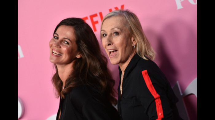 Martina Navratilova, alături de soția sa, Julia Lemigova, fotografie din 2019 / Foto: Profimedia