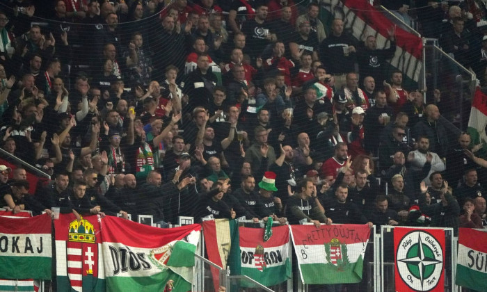 Fussball, UEFA Nations League, Deutschland - Ungarn , 23.09.2022, Red Bull Leipzig, Ungarn, Fans *** Football, UEFA Nati