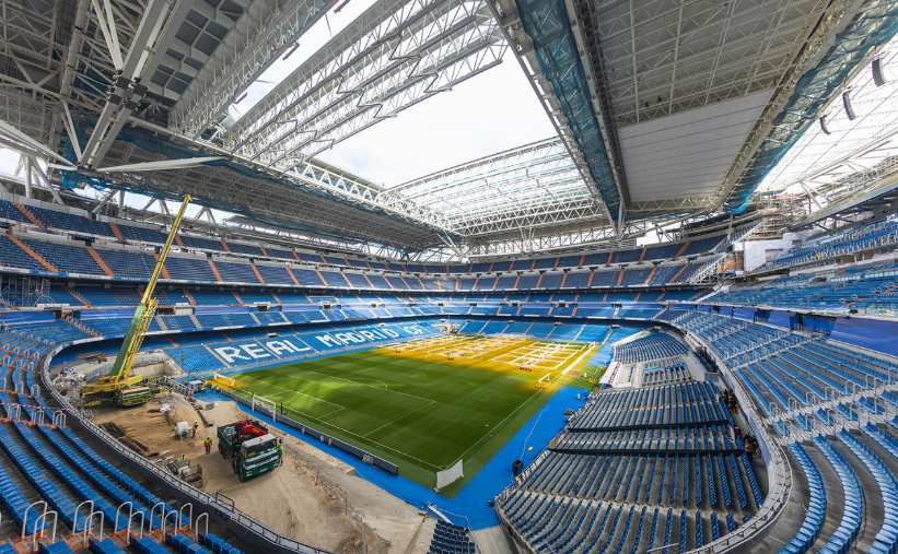 Spectaculos: așa arată stadionul ”Santiago Bernabeu”, la 1.400 de zile de la startul lucrărilor