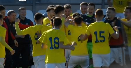 România U20 a marcat un eurogol în meciul cu Portugalia U20! Cum a înscris Mogoș