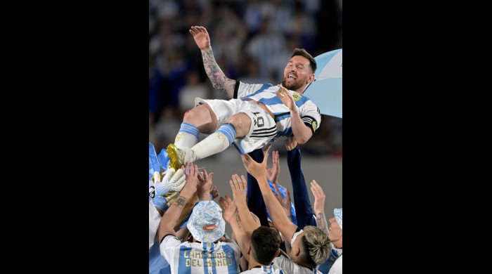 Leo Messi, primit ca un zeu pe "El Monumental" / Foto: Profimedia