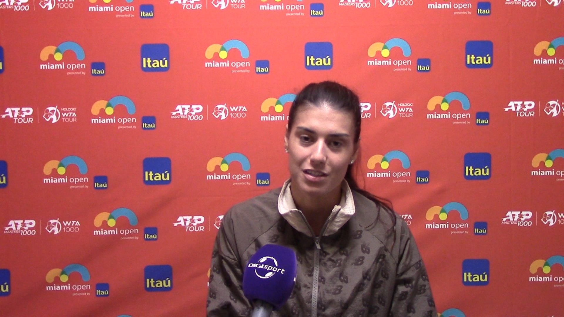 Reacția Soranei Cîrstea, după ce a învins-o pe Caroline Garcia și s-a calificat în turul trei la WTA Miami