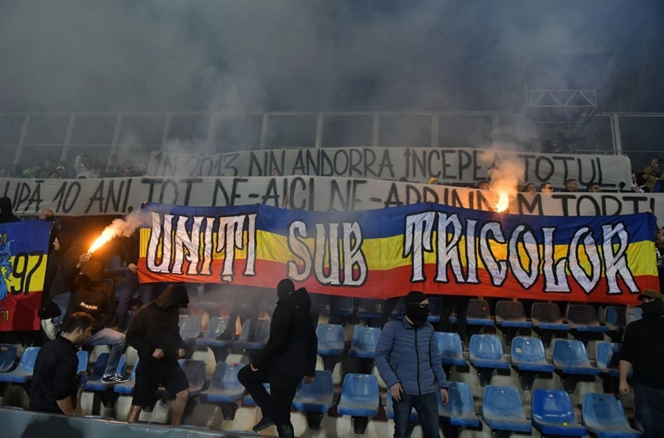UEFA a deschis o procedură disciplinară, după incidentele de la Andorra - România. Ce riscă naționala