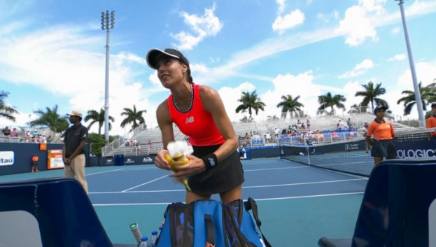 Sorana Cîrstea a oferit un moment inedit, după calificarea în optimi la WTA Miami: ”Nu mai am prosoape”