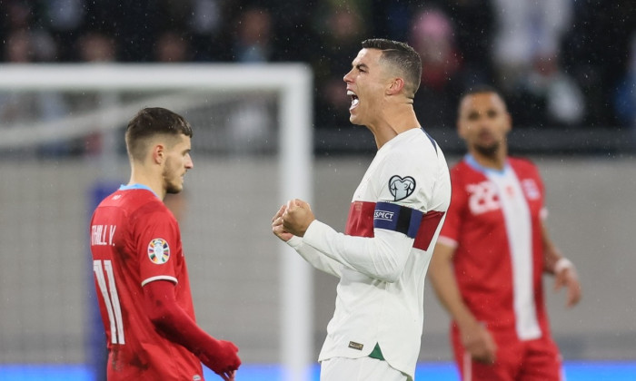 SOCCER EURO QUALIF GROUP J LUXEMBOURG VS PORTUGAL