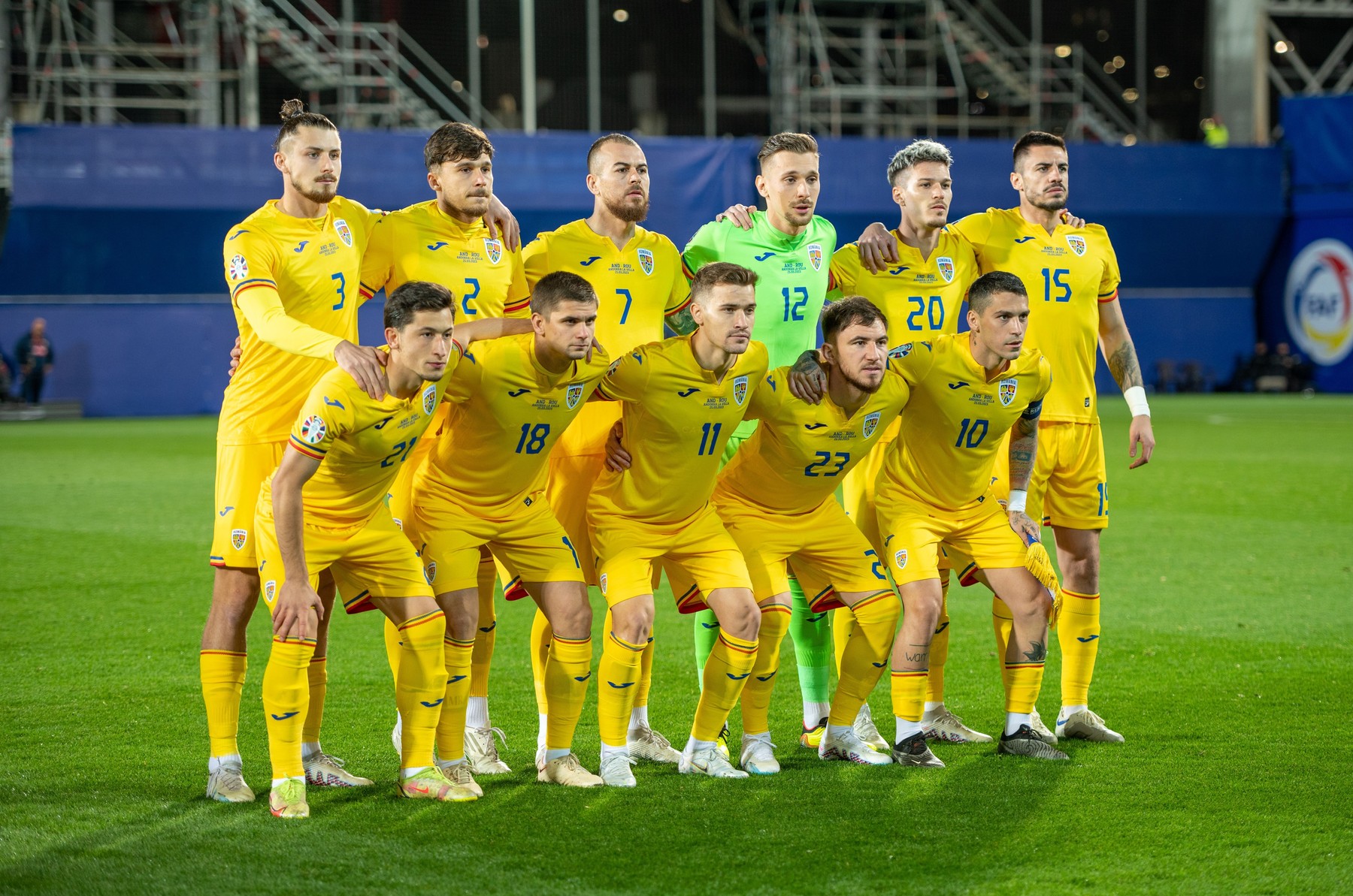 Primul 11 al României la meciul cu Belarus! Trei schimbări față de jocul din Andorra