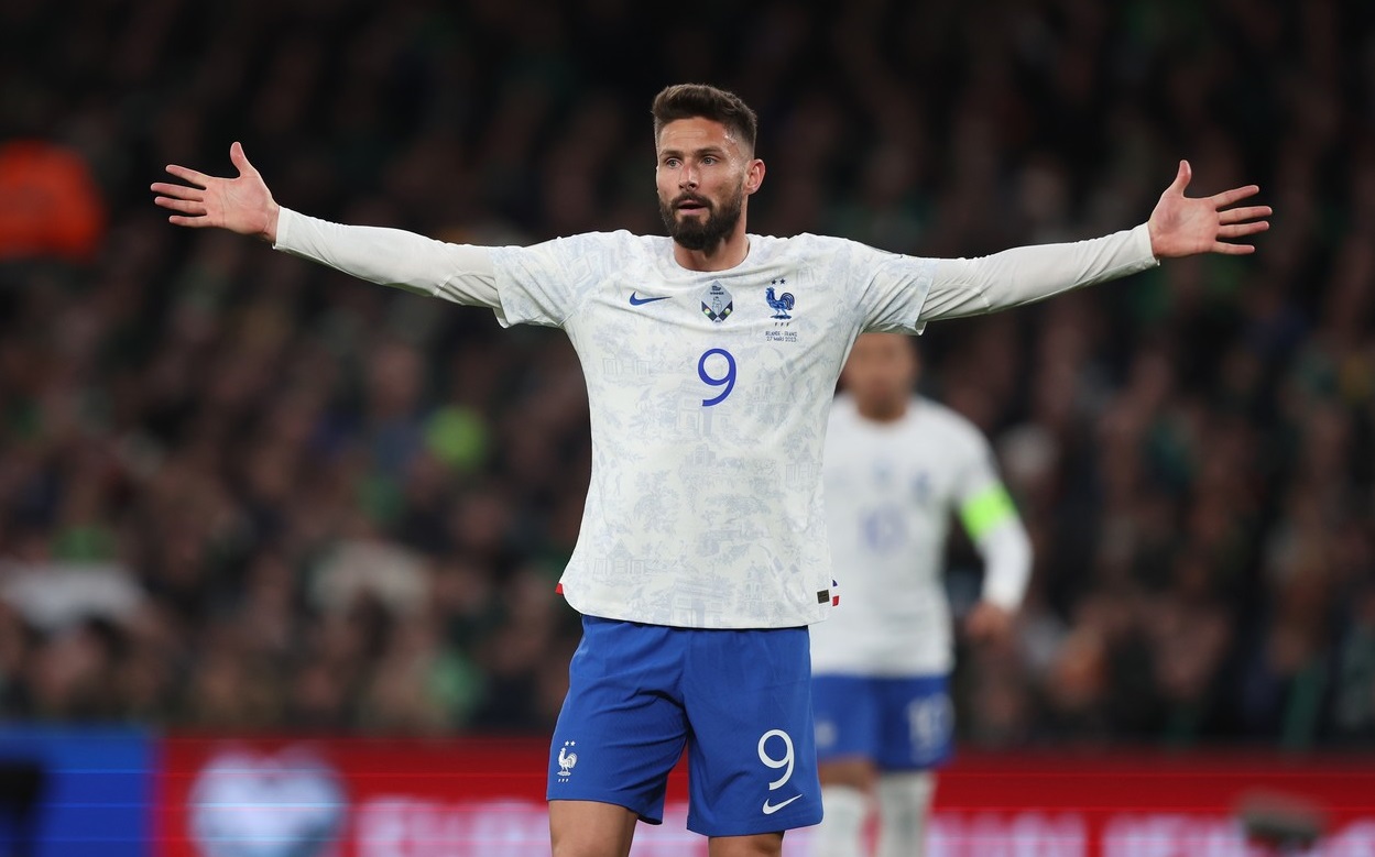 ”Bătrânul” Giroud! Borna atinsă de atacantul lui AC Milan la meciul Franța – Irlanda