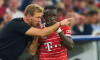 Munich, Germany. 13th Sep, 2022. Trainer Julian Nagelsmann (FCB), team manager, headcoach, coach, Sadio Mane (FCB 17) in the match FC BAYERN MUENCHEN - FC BARCELONA of football UEFA Champions League, group stage, group C, match day 2, in season 2022/2023