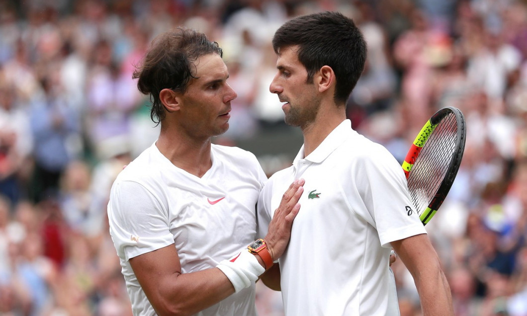 Novak Djokovic and Rafael Nadal file photo