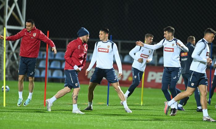 FOTBAL:ANTRENAMENT OFICIAL ROMANIA INAINTEA MECIULUI IMPOTRIVA BELARUS (27.03.2023)