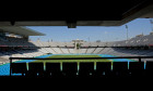 Interior of the Olympic Stadium, Barcelona, Spain