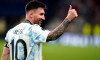 Argentina's Lionel Messi waves to the crowd after the Finalissima 2022 match at Wembley Stadium, London. Picture date: Wednesday June 1, 2022.