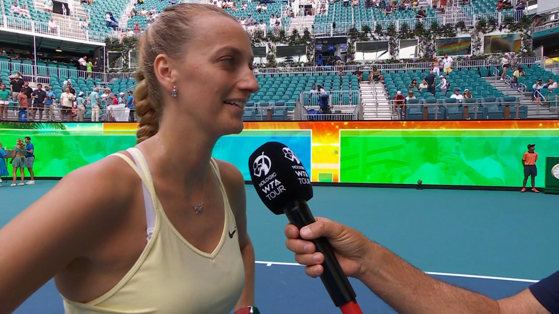 Reacția Petrei Kvitova după ce a eliminat-o pe Sorana Cîrstea în semifinalele WTA Miami: ”Nu mi-am imaginat!”