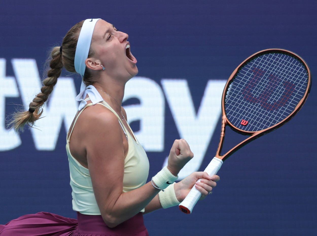 Petra Kvitova nu s-a ferit de cuvinte după ce a eliminat-o pe Sorana Cîrstea de la Miami Open