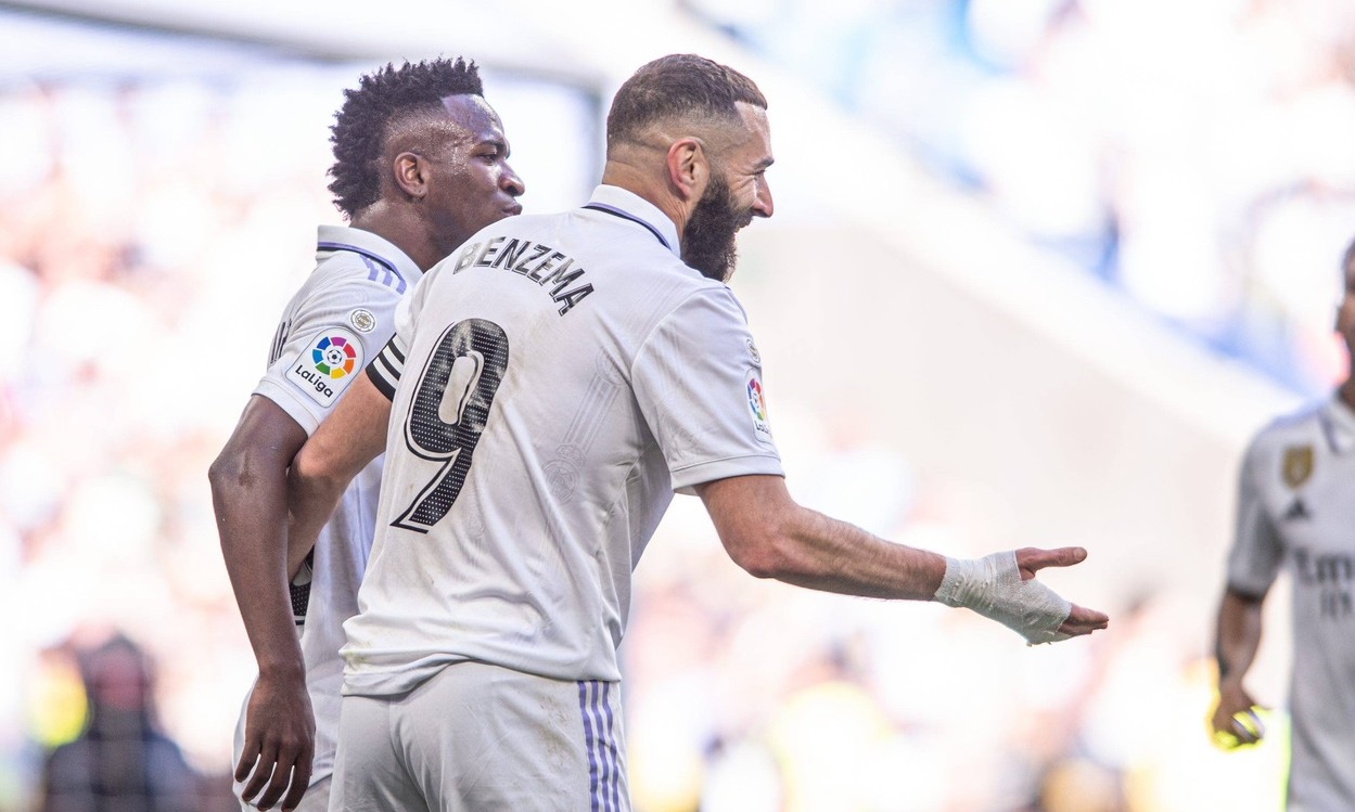 Real Madrid - Real Valladolid 6-0. Hat-trick pentru Karim Benzema. Madrilenii, la 12 puncte de Barcelona