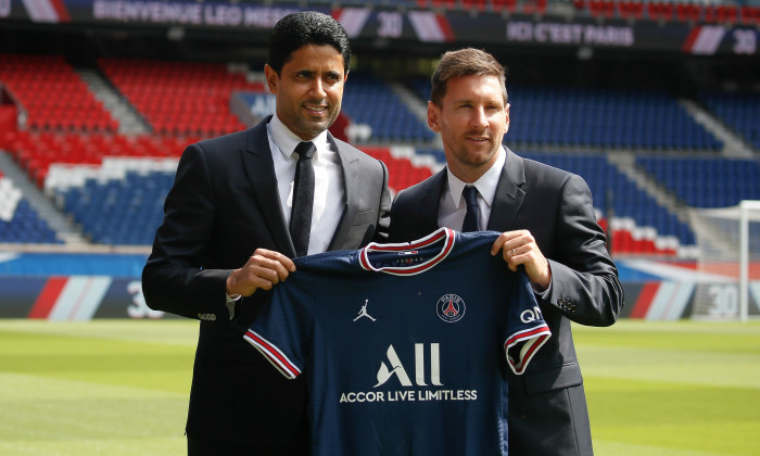 Paris: Lionel Messi Official Presentation At Parc des Princes Stadium