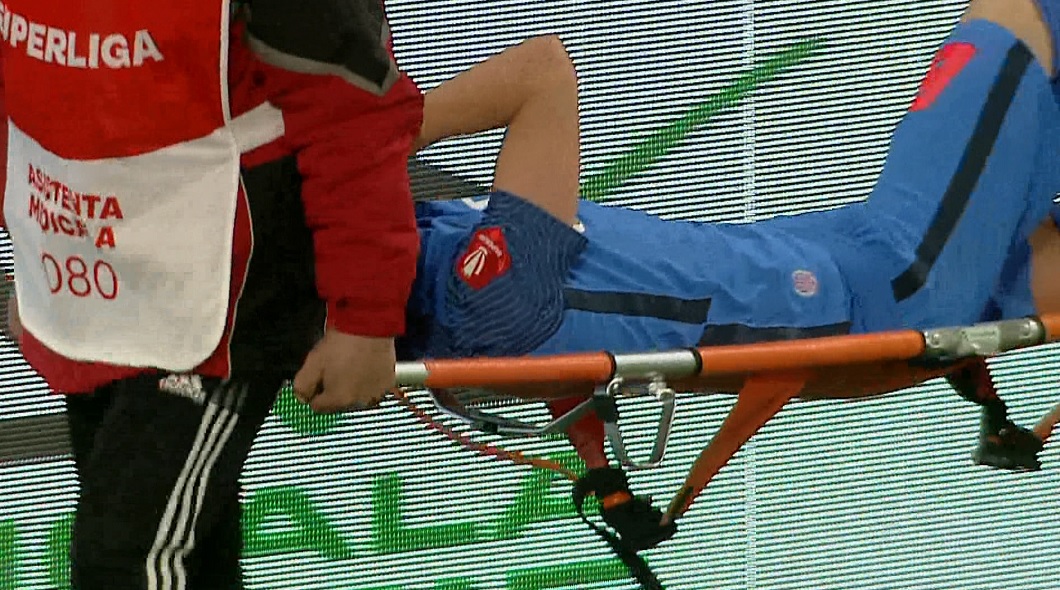 Verdictul medicilor în cazul lui Adrian Șut, accidentat în meciul Sepsi - FCSB