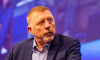 Rust, Germany. 23rd Mar, 2023. Boris Becker sits and speaks on stage at "Cloudfest" during a conversation with sports journalist Fraser Masefield (not pictured). Becker talks about his life during a "fireside chat" at the meeting of cloud and hosting indu