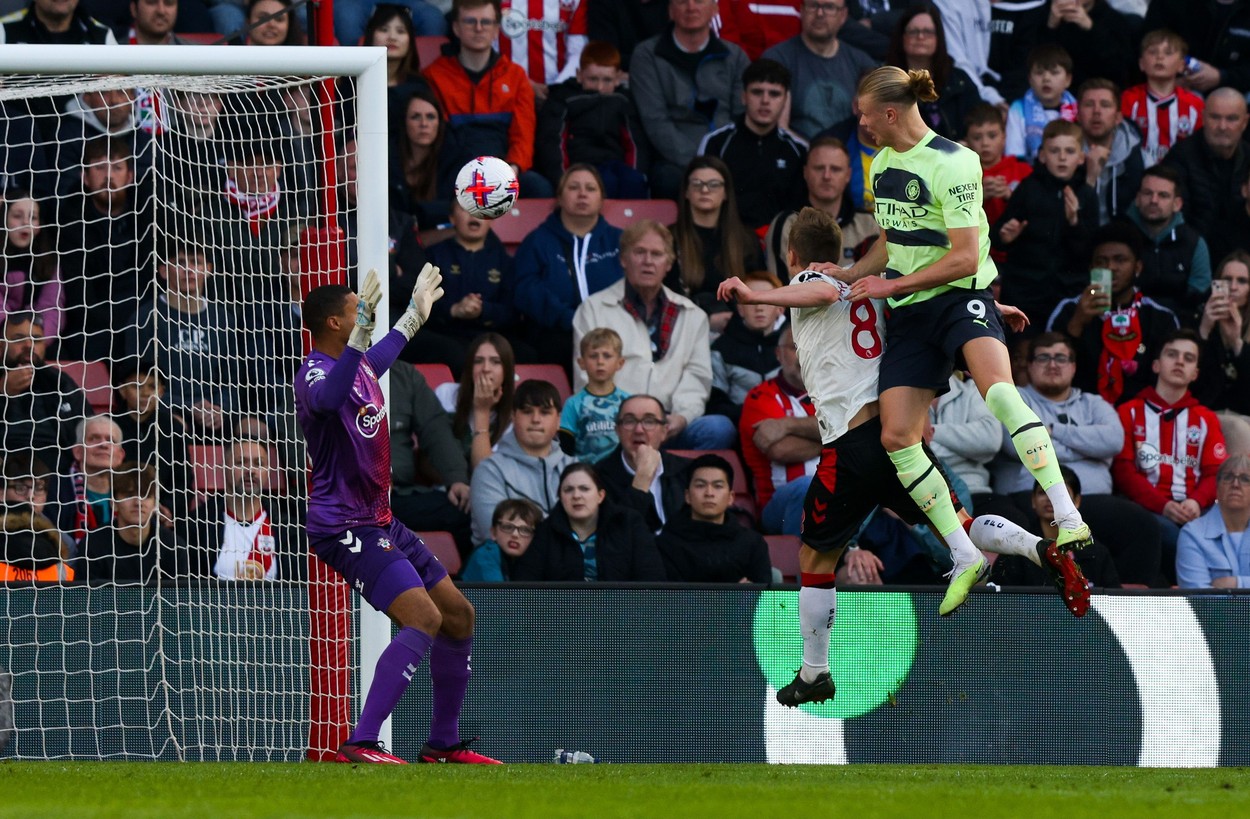 Southampton - Manchester City 0-1, ACUM, pe Digi Sport 2. Erling Haaland marchează în finalul primei reprize