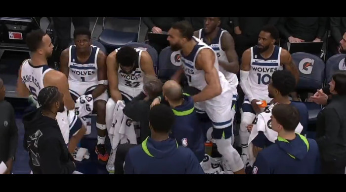 Rudy Gobert și Kyle Anderson, conflict la un meci din NBA / Foto: Twitter