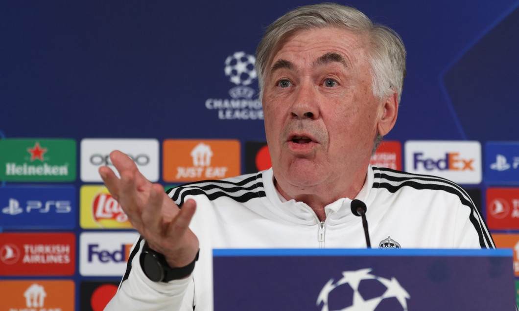 Champions: Real Madrid, Carlo Ancelotti at a Press Conference, Spain - 11 Apr 2023