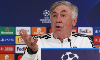 Champions: Real Madrid, Carlo Ancelotti at a Press Conference, Spain - 11 Apr 2023