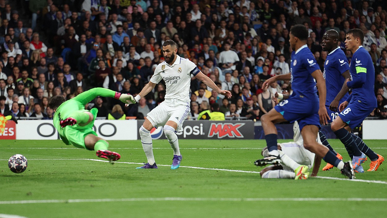 Real Madrid - Chelsea 2-0. Madrilenii, cu prima șansă la calificarea în semifinalele Champions League