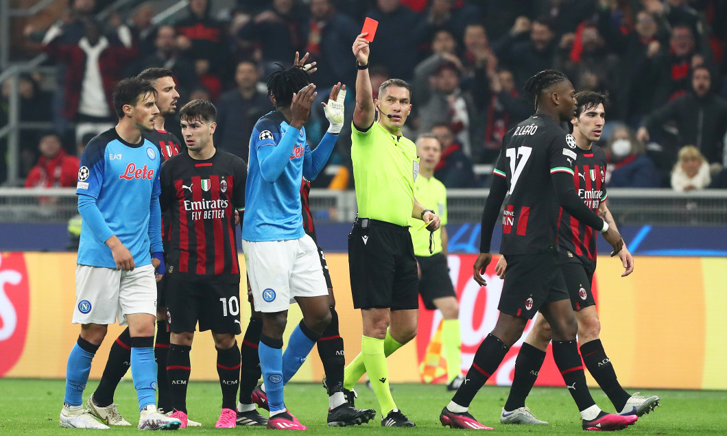 AC Milan v SSC Napoli: Quarterfinal First Leg - UEFA Champions League