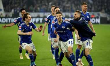 Marcin Kaminski (FC Schalke 04) freut sich ĂĽber das Tor zum 5:2 beim BL-Spiel (Saison 2022/23) FC Schalke 04 - Hertha BS