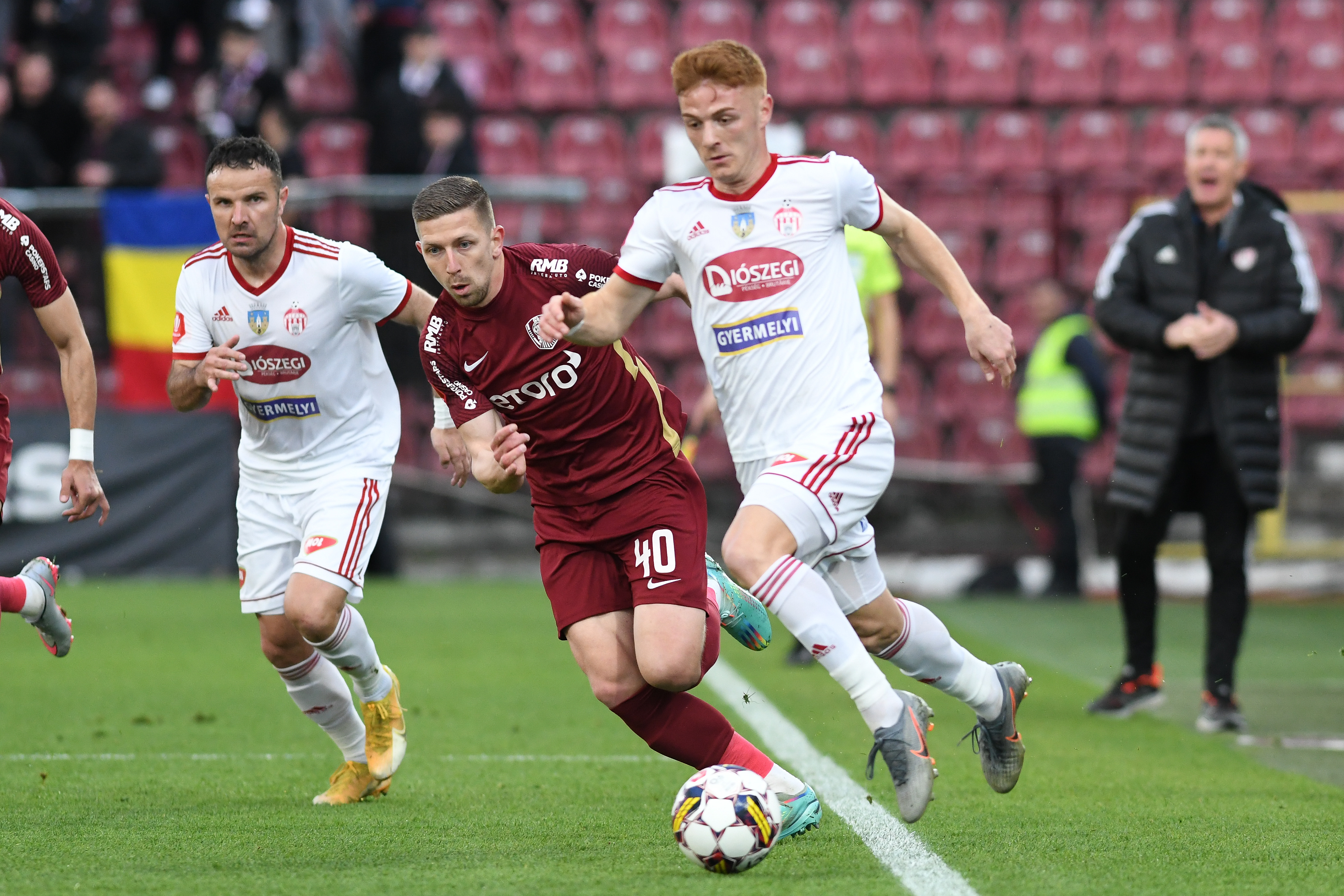 CFR Cluj - Sepsi 2-1. Victorie la limită pentru trupa lui Petrescu! Ardelenii, la un punct în urma lui Farul