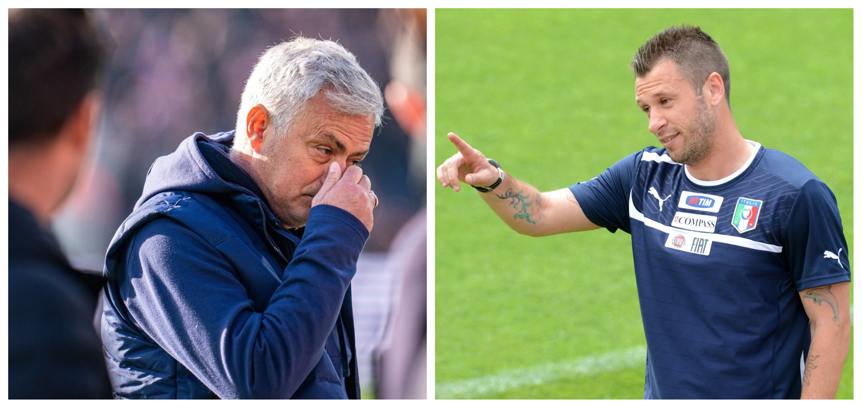 Mourinho nu-i ajunge nici la degetul mic lui Guardiola!. Cassano continuă războiul cu antrenorul Romei