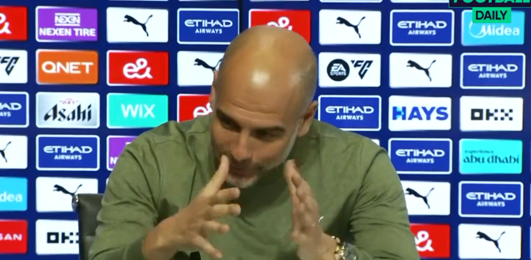 Pep Guardiola a răbufnit după întrebarea unui jurnalist: Trebuie să te pregătești mai bine!