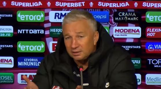 Dan Petrescu, prima înfrângere în Liga 1 după 9 meciuri: ”Nu e bine deloc”. Ce a spus despre arbitraj