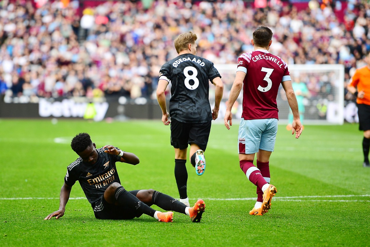 Bukayo Saka, mesaj pentru fanii lui Arsenal după penalty-ul ratat cu West Ham: Accept responsabilitatea!