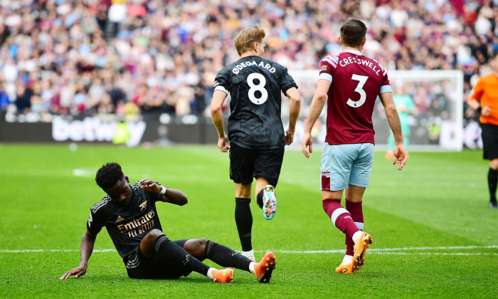 West Ham United v Arsenal, Premier League, Football, London Stadium, London, UK - 16 Apr 2023