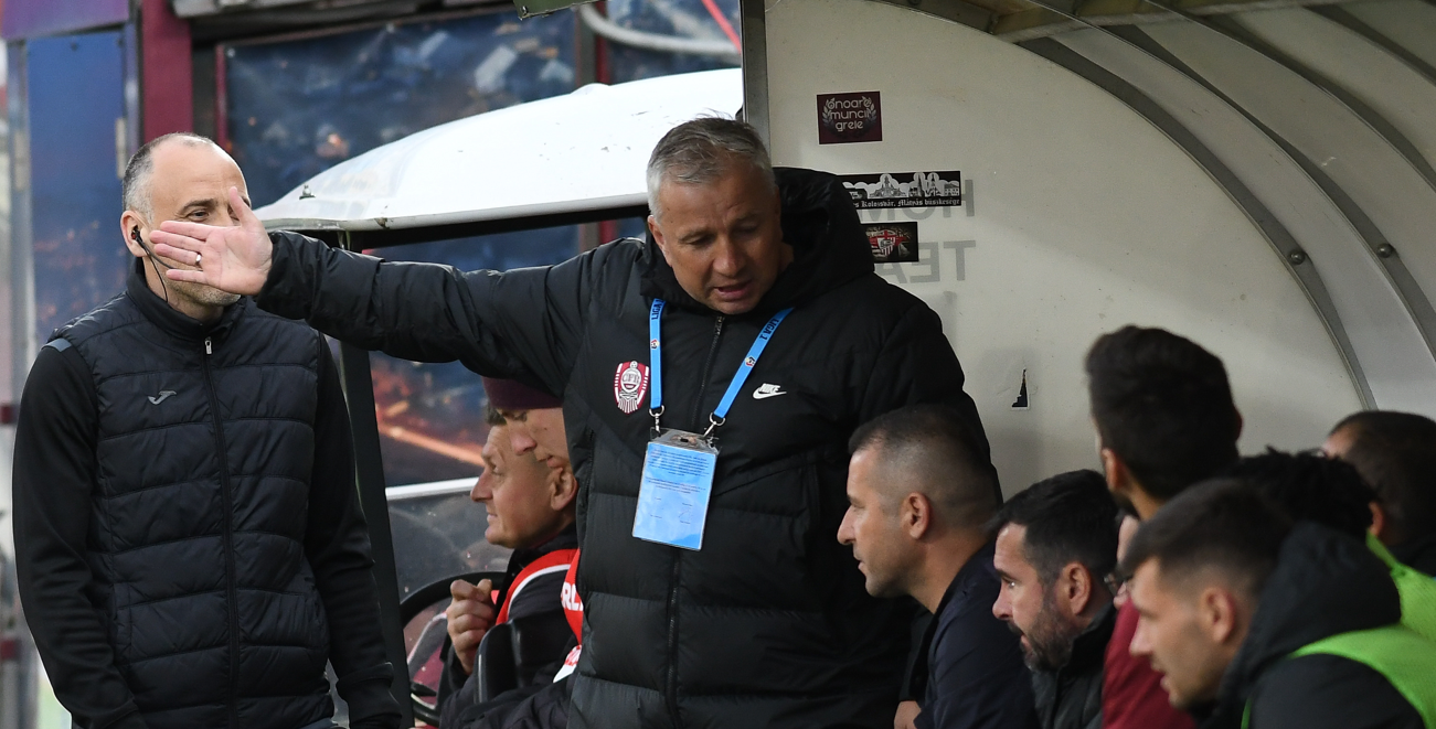 Jucătorul evidențiat de Dan Petrescu, înainte de Farul - CFR Cluj