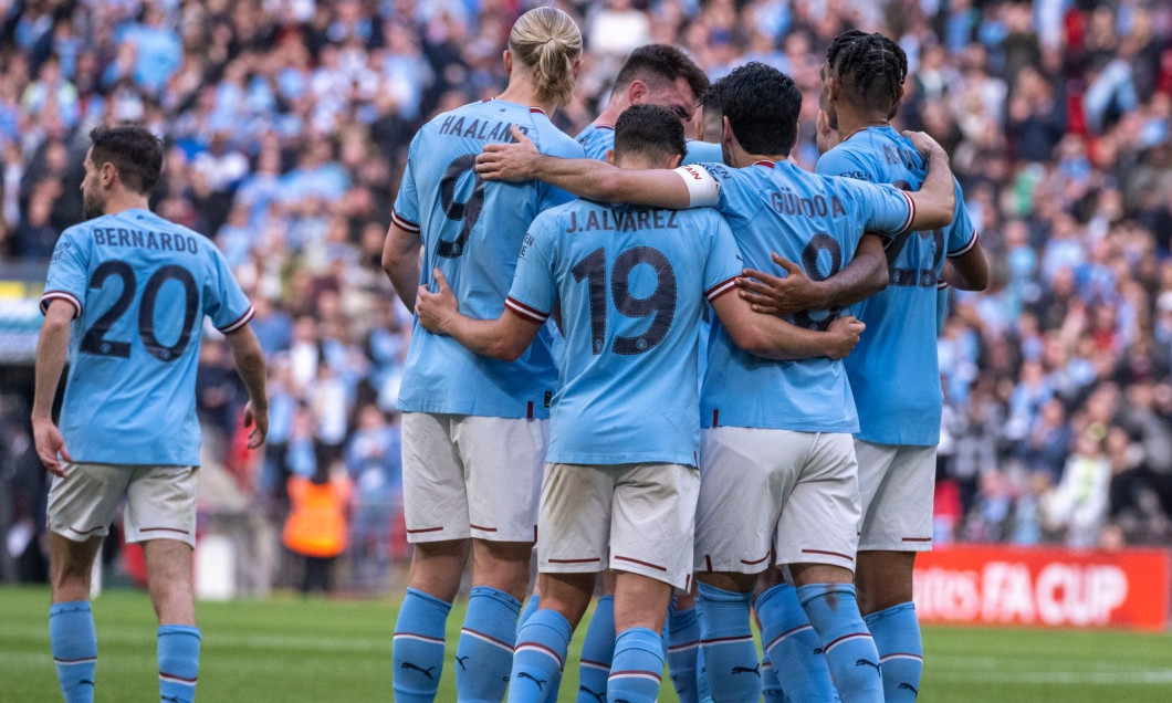 FA Cup Semi Final - Manchester City v Sheffield United - Wembley Stadium