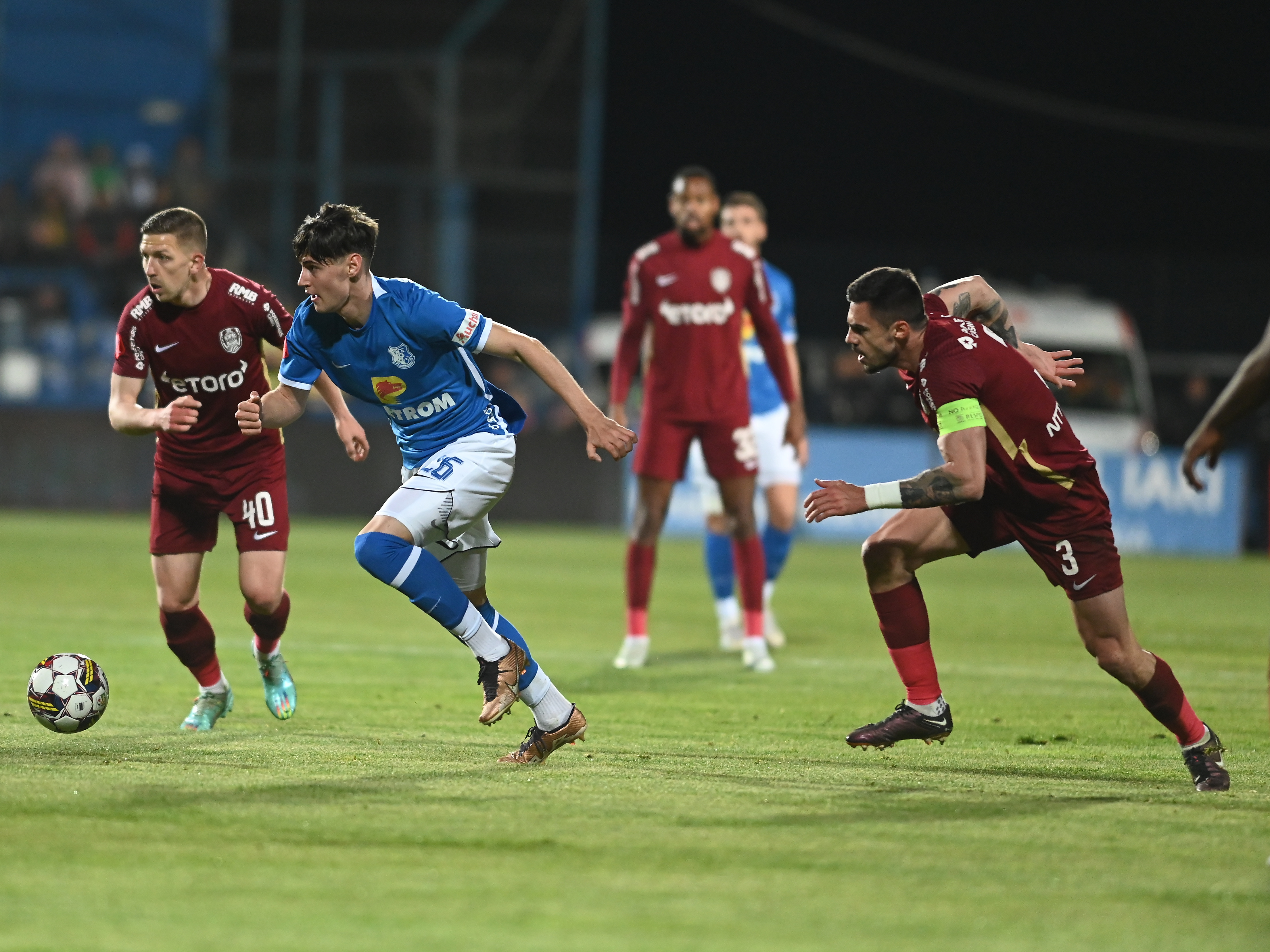 Farul - CFR Cluj 1-0. Campioana a primit penalty în minutul 89, dar decizia a fost anulată cu VAR-ul