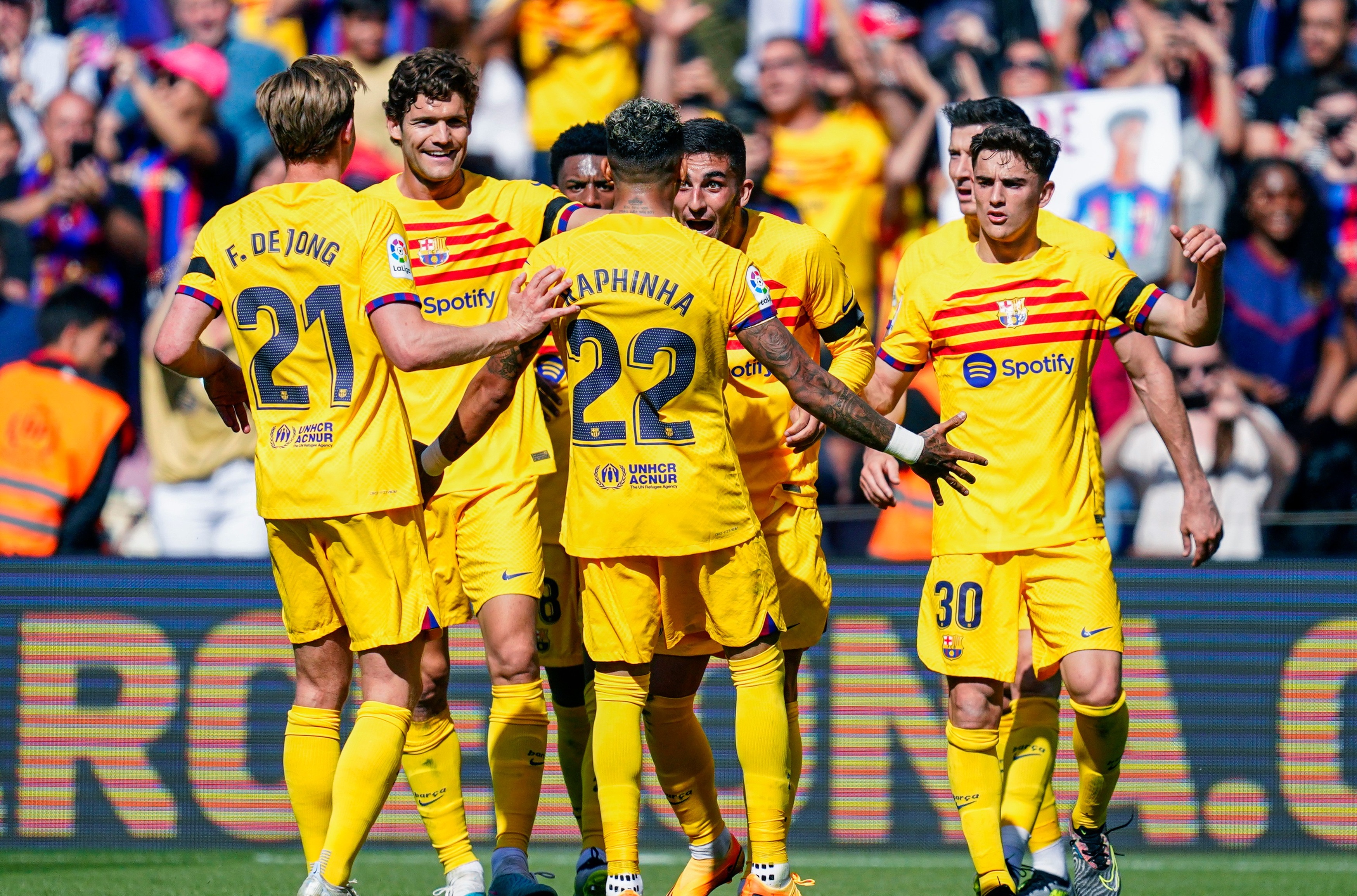 Barcelona - Atletico Madrid 1-0. Catalanii au 11 puncte avans în fruntea clasamentului, cu 8 meciuri rămase de disputat