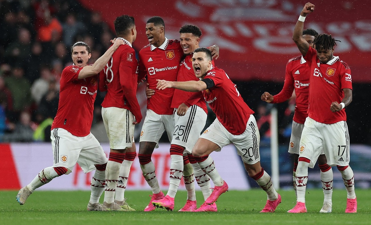 Manchester United s-a calificat în finala FA Cup, după ce a învins-o pe Brighton la lovituri de departajare