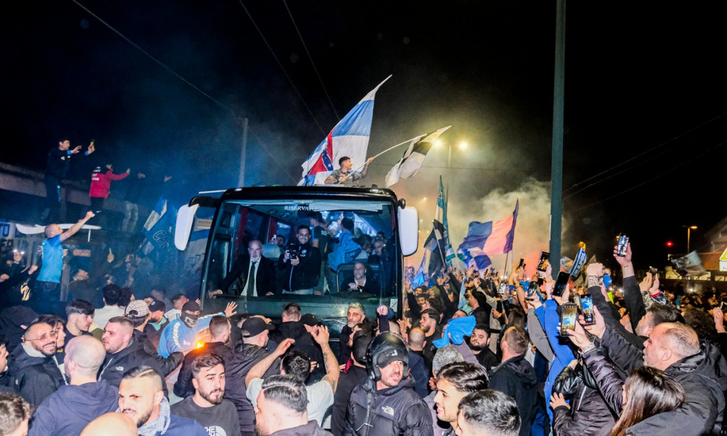 Italy: post-Juventus celebrations at Capodichino airport The city is in celebration, thousands of people have poured int