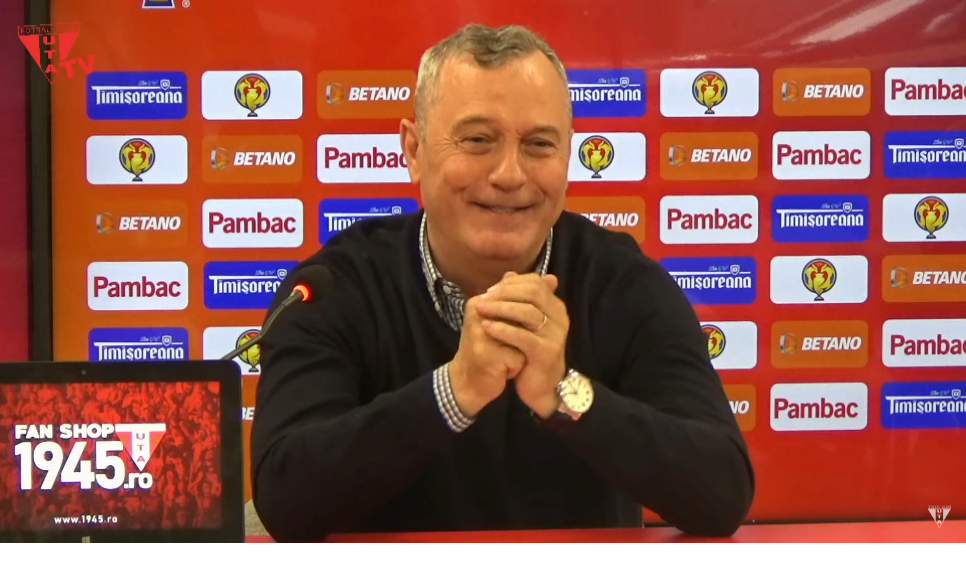 Mircea Rednic, prezentat oficial la UTA: Sper să nu ajungem să ne luptăm cu Dinamo la baraj!