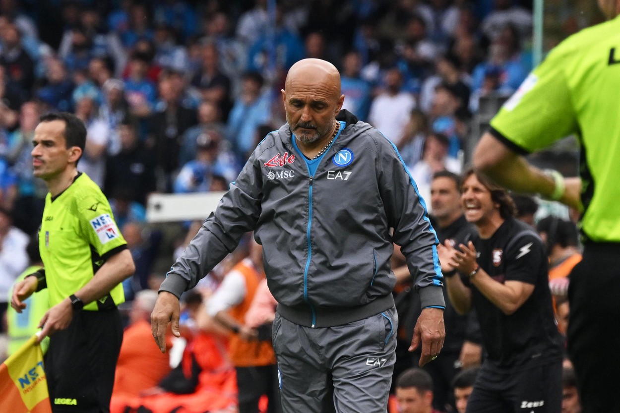 Reacția lui Luciano Spalletti, după ce Napoli nu a putut câștiga titlul pe teren propriu