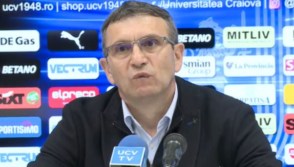 Abia demis de Universitatea Craiova, Eugen Neagoe este dorit de o altă echipă din Liga 1