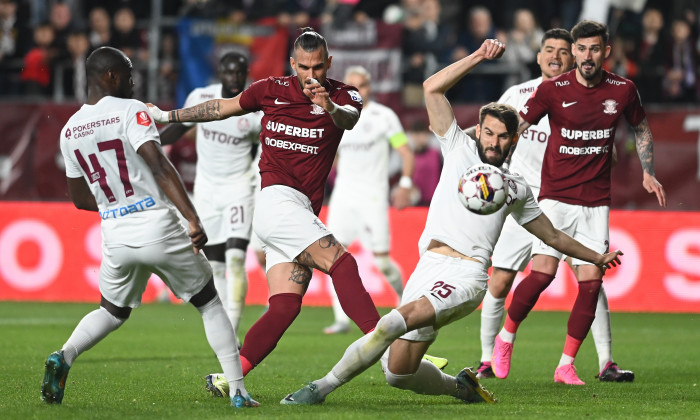 FOTBAL:RAPID BUCURESTI-CFR CLUJ, PLAY OFF SUPERLIGA SUPERBET (1.05.2023)