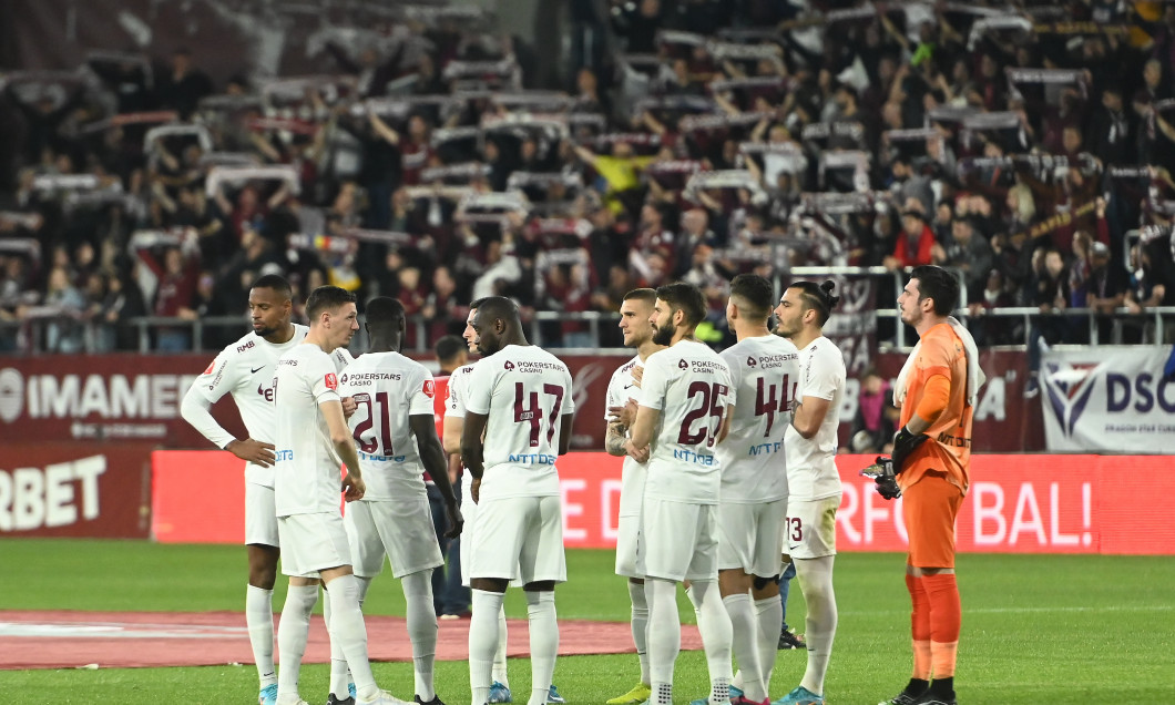 FOTBAL:RAPID BUCURESTI-CFR CLUJ, PLAY OFF SUPERLIGA SUPERBET (1.05.2023)