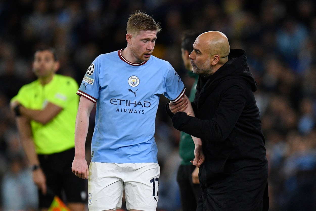 Pep Guardiola, detalii despre accidentarea lui Kevin De Bruyne. Belgianul este incert pentru meciul cu Real Madrid